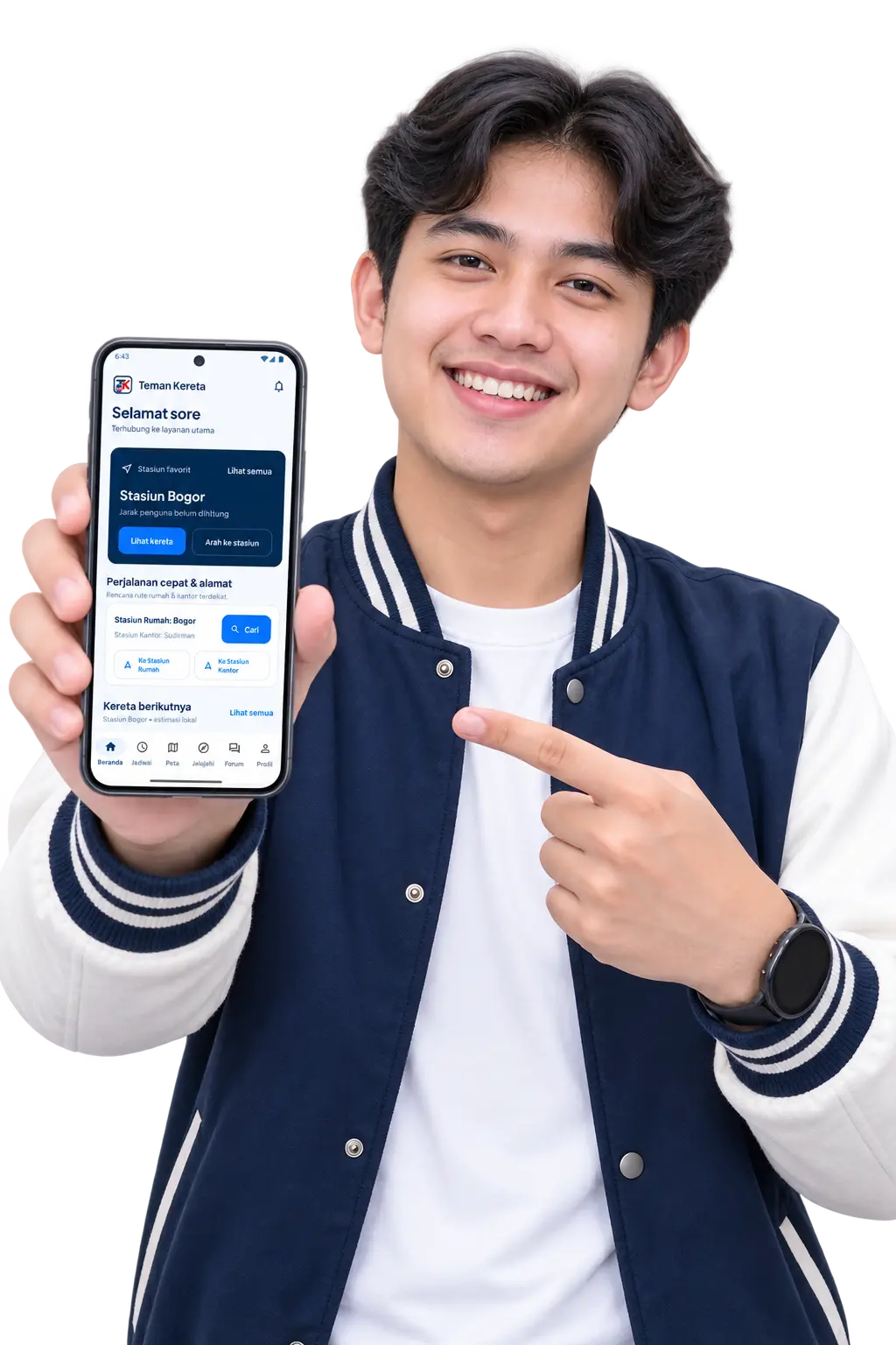 Teman Kereta di Smartphone