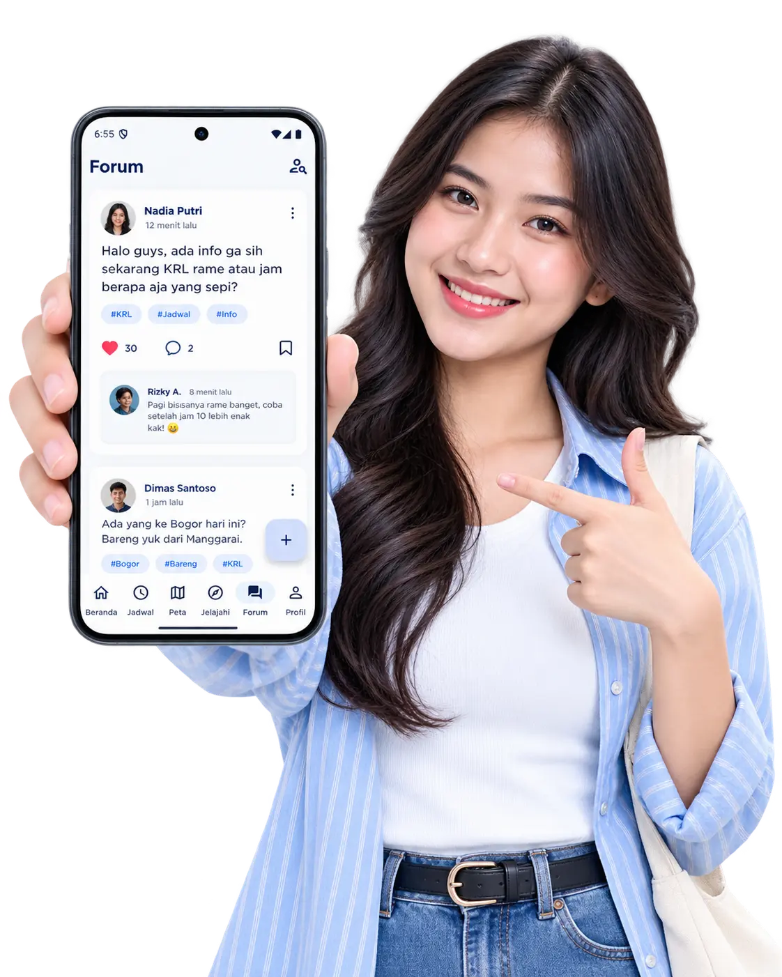 Pengguna Teman Kereta Wanita